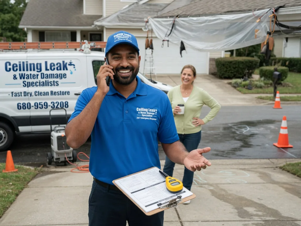 Ceiling Leak Cleanup Doddridge, AR FAQs